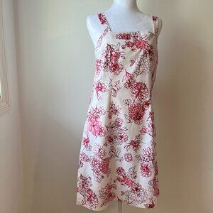 🌸Reitman's White Floral Sundress 100% Cotton  Size 13 🌸